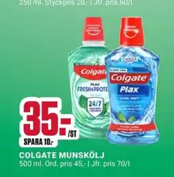 ÖoB COLGATE MUNSKÖLJ erbjuda