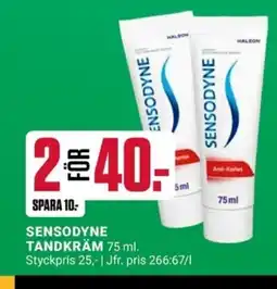 ÖoB SENSODYNE TANDKRÄM erbjuda