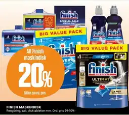 ÖoB FINISH MASKINDISK erbjuda