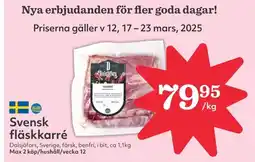 Hemköp Svensk fläskkarré erbjuda