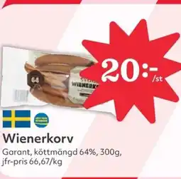 Hemköp Wienerkorv erbjuda