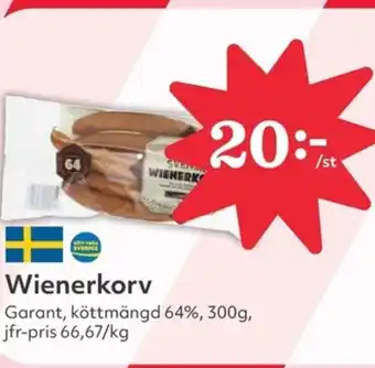 Hemköp Wienerkorv erbjuda