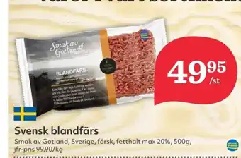 Hemköp Svensk blandfärs erbjuda