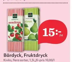 Hemköp Bärdyck, Fruktdryck erbjuda