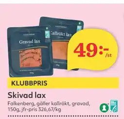 Hemköp Skivad lax erbjuda