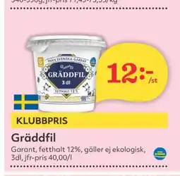 Hemköp Gräddfil erbjuda