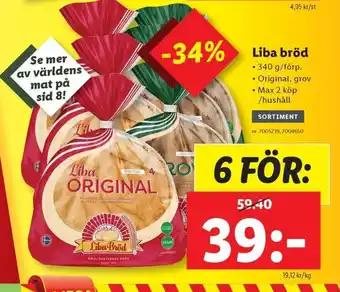 Lidl Liba Brod erbjuda