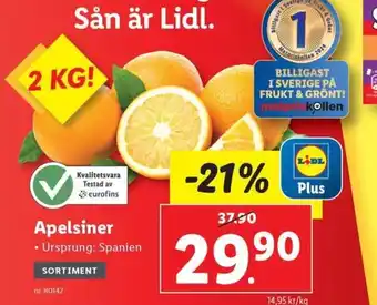 Lidl Apelsiner erbjuda