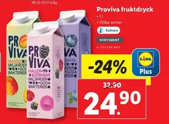 Lidl Proviva fruktdryck erbjuda