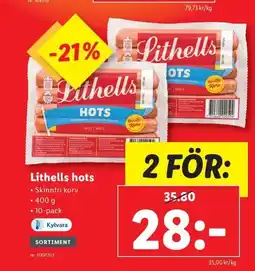 Lidl Lithells hots erbjuda