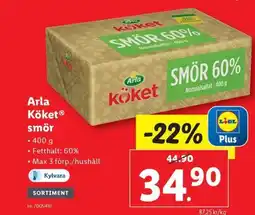 Lidl Arla köket erbjuda