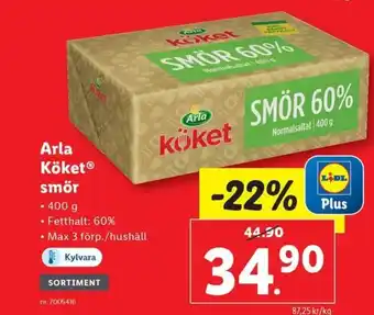 Lidl Arla köket erbjuda