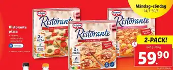 Lidl Ristorante pizza erbjuda