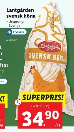 Lidl Lantgården svensk höna erbjuda