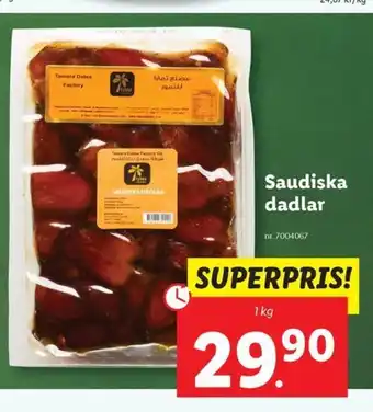 Lidl Saudiska dadlar erbjuda