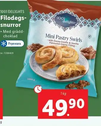 Lidl 1001 DELIGHTS Filodegs- snurror erbjuda