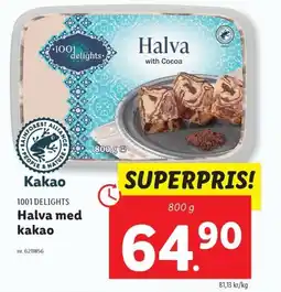 Lidl Halva med kakao erbjuda