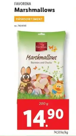 Lidl FAVORINA Marshmallows erbjuda