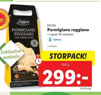 Lidl DELUXE Parmigiano reggiano erbjuda