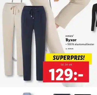 Lidl Esmara byxor erbjuda