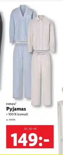 Lidl Pyjamas erbjuda