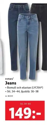 Lidl Esmara® jeans erbjuda