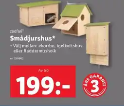 Lidl Zoofari smådjurshus* erbjuda