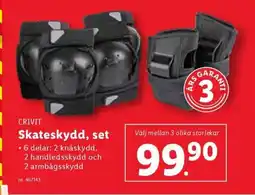 Lidl CRIVIT Skateskydd, set erbjuda