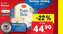 Lidl MILBONA Brieost erbjuda