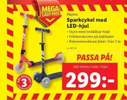 Lidl Playtive Sparkcykel med LED-hjul erbjuda