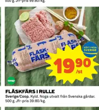 Coop Coop Fläskfärs erbjuda