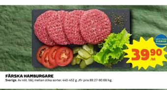 Coop Hamburgare erbjuda