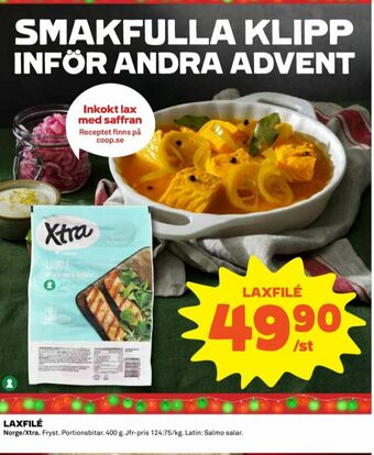 Coop X-tra Laxfilé erbjuda
