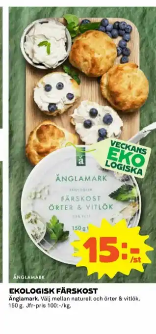 Coop Änglamark Färskost erbjuda