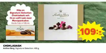 Coop Anthon Berg Chokladask erbjuda