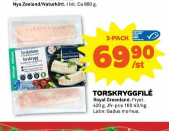 Royal Greenland Torskfilé