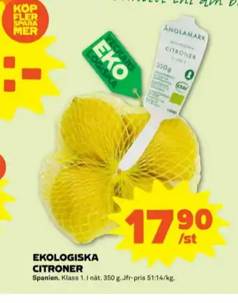 Coop Forum Änglamark Citroner erbjuda