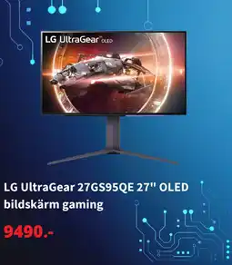 Elgiganten LG UltraGear 27GS95QE 27" OLED bildskärm gaming erbjuda