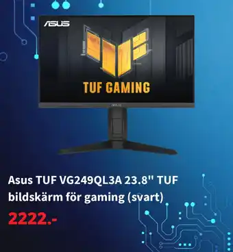 Elgiganten Asus TUF VG249QL3A 23.8" TUF bildskärm för gaming (svart) erbjuda