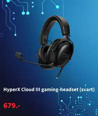 Elgiganten HyperX Cloud III gaming-headset (svart) erbjuda