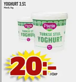 Din Mat YOGHURT 3,5% erbjuda