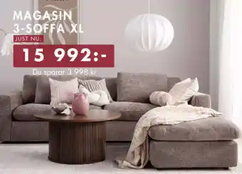 Möbelmästarna MAGASIN 3-SOFFA XL erbjuda