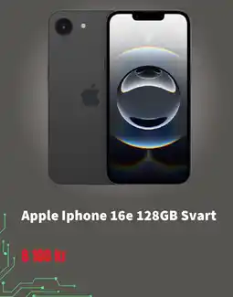 CDON Apple Iphone 16e 128GB Svart erbjuda