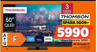 Power 50" 4K Google TV erbjuda