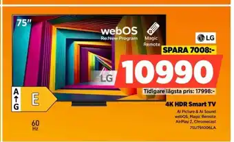 Power 4K HDR Smart TV erbjuda