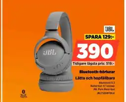 Power Bluetooth-hörlurar Lätta och hopfällbara erbjuda