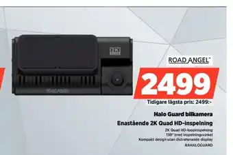 Power Halo Guard bilkamera Enastående 2K Quad HD-inspelning erbjuda