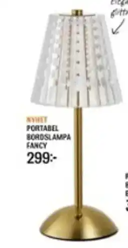 Mio PORTABEL BORDSLAMPA FANCY erbjuda