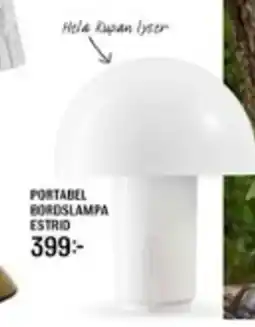 Mio PORTABEL BORDSLAMPA ESTRID erbjuda