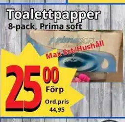 Supergrossen Toalettpapper erbjuda